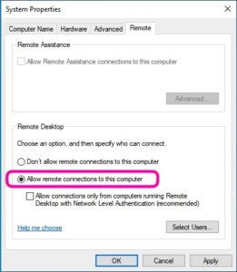 server manager system properties